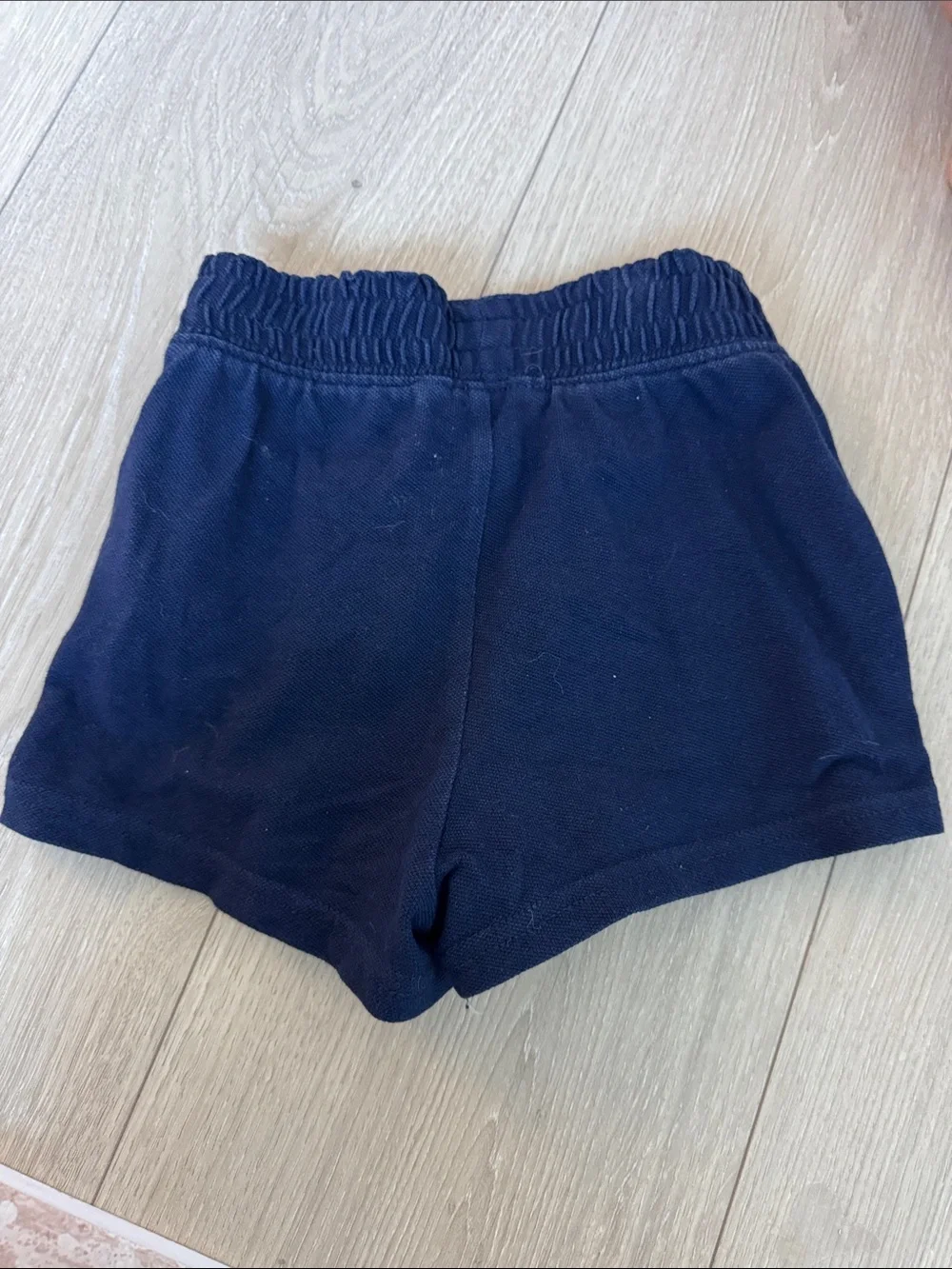 Ralph Lauren Navy Girls Cotton Drawstring Shorts